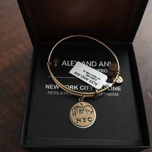 Alex and Ani Gold New York City Bracelet